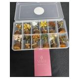 12-piece crystal tree set features handmade