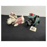 Scotty salt and pepper shakers