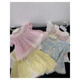 4 vintage baby dresses