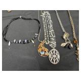 5 necklaces