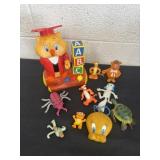 Group of kids toys