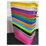 12 12'x5' color storage boxes