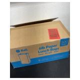 Box of 6lb paper lunch bags 500 bags