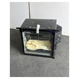 Rotisserie and barbecue showtime cooker
