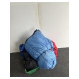 Group of sleeping bags