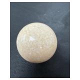 2' polished Orange Calcite sphere