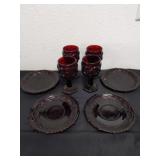 Vintage Avon 29, 4.5 in goblets and four 5.5 in