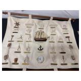 Canvas nautical hanger