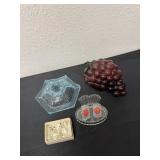 Grape glass ans shakers and bears and bass