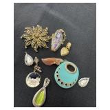 Group of necklaces pendants