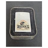 Zippo lighter Chicago Bears scrimshawed
