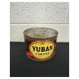 Vintage Yuban coffee can