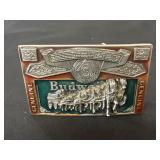 3.5x2.5in Budweiser Belt Buckle