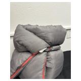 Grey sleeping bag