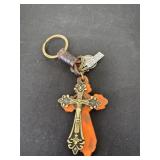 Cross keychain