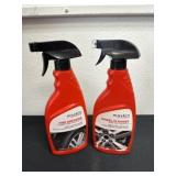 2 bottles of wheel cleaner