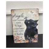 16'x12' metal angels don't always have wings sign