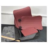 Maroon car floor mats