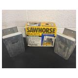 Saw horse brackets