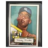 Mickey Mantle 1952 Topps rookie reprint