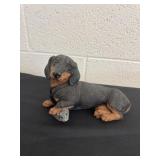 9' dachshund resin statue.