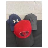 3 ball caps