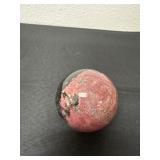2.5' polished rhodonite sphere