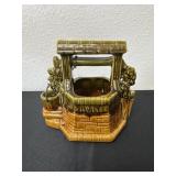6.5' vintage McCoy Pottery wishing well planter