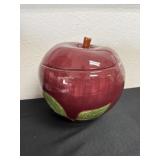 9' apple cookie jar