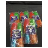5 new colorful 1oz shot glasses 50 per pack