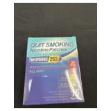 New quit smoking nicotine patches