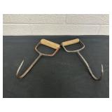 Vintage Iron Hay Hooks