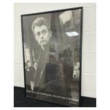 James Dean Framed Poster 'Dream as if you'll live