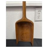 14' vintage wood dust pan