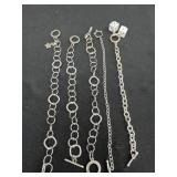 5 bracelets