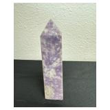 6' Lepidolite crystal tower