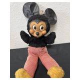 vintage Mickey Mouse plush doll produced by Gund