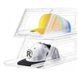 New hat organizer black
