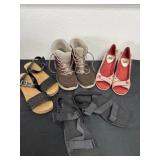 4 pairs of shoes size 8 8.5
