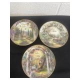 3 love love laugh plates