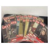 Giant stack of life magazines vintage