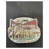 Vintage Budweiser Belt Buckle 3x2.5