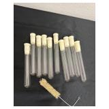 6' 10 glass laboratory test tubes