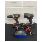 Warrior drill 18v drill, flashlight and cen tech