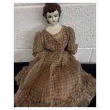 Antqiue German porcelain doll Ethel hertwig style