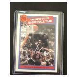 Michael Jordan 1984 USA Olympic rookie promo card