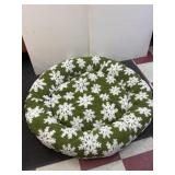 Large Dog Bed Snowflakes 45in