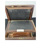 antique Victorian-era writing slope Brought from