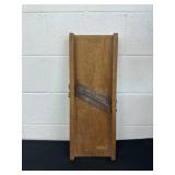 vintage wooden cabbage slicer or sauerkraut