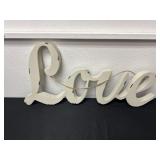 24' metal love hanger